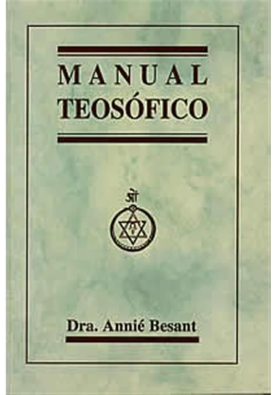 Libro. Manual Teosófico. Annie Besant. Luis Carcamo Editores. Librería Iniciática
