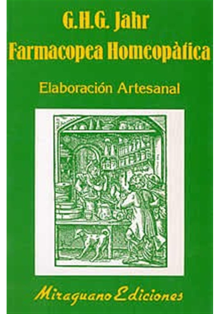 Farmacopea Homeopática- Elaboración artesanal