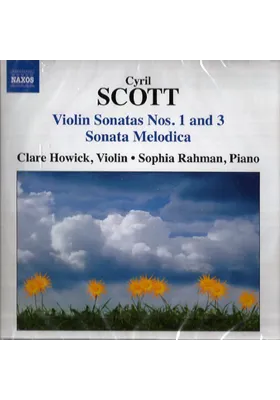 CD. Violín Sonatas Nº 1 y 3 Sonata Melódica. Cyril Scott. Librería Iniciática
