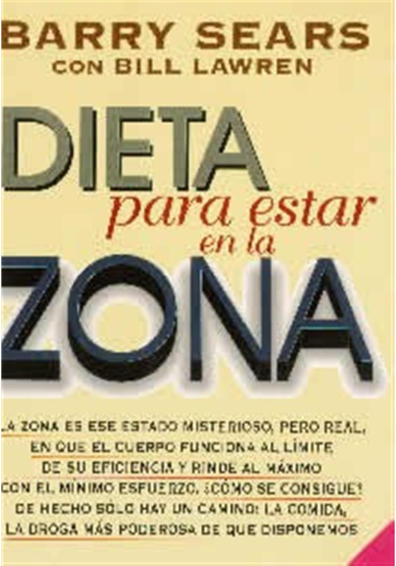 Dieta para estar en la zona. Barry Sears. Urano. Librería Iniciática