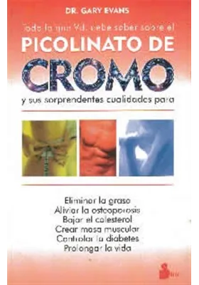 Picolinato de cromo. Gary Evans. Sirio. Librería Iniciatica