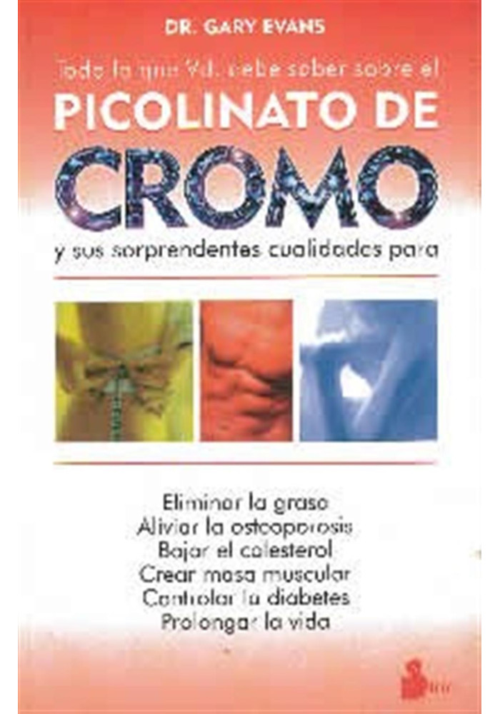 Picolinato de cromo. Gary Evans. Sirio. Librería Iniciatica
