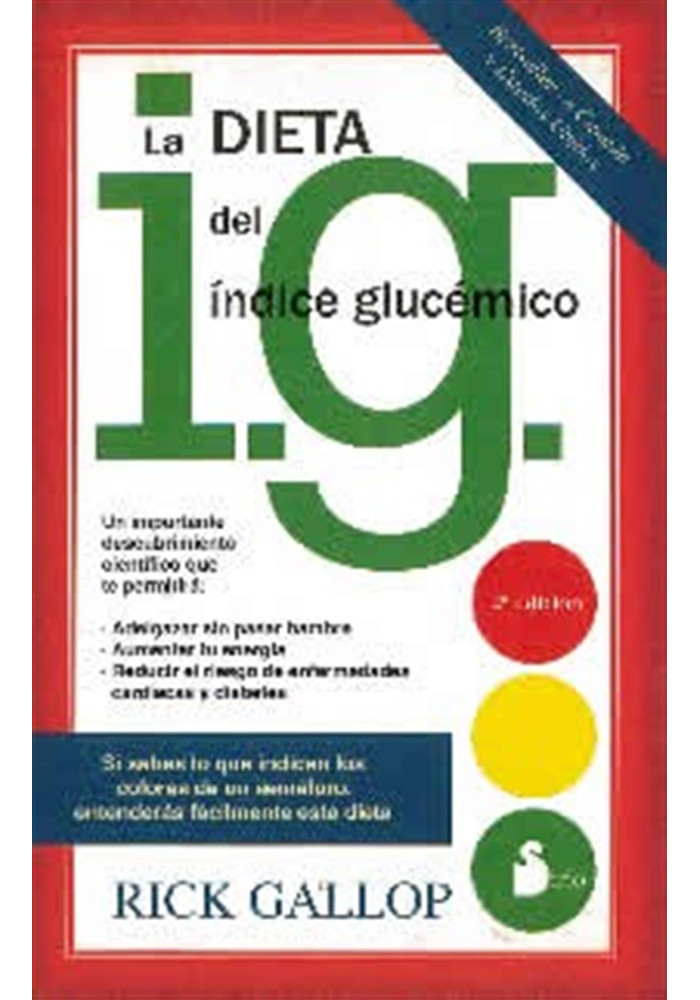 La dieta del índice glucémico. Rick Gallop. Sirio. Librería Iniciática