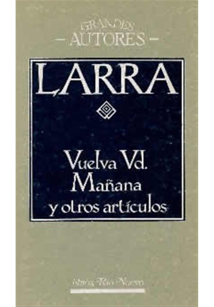 Vuelva Ud. Mañana y otros artículos