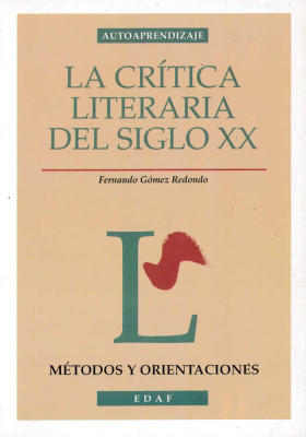 La Crítica literaria del siglo XX