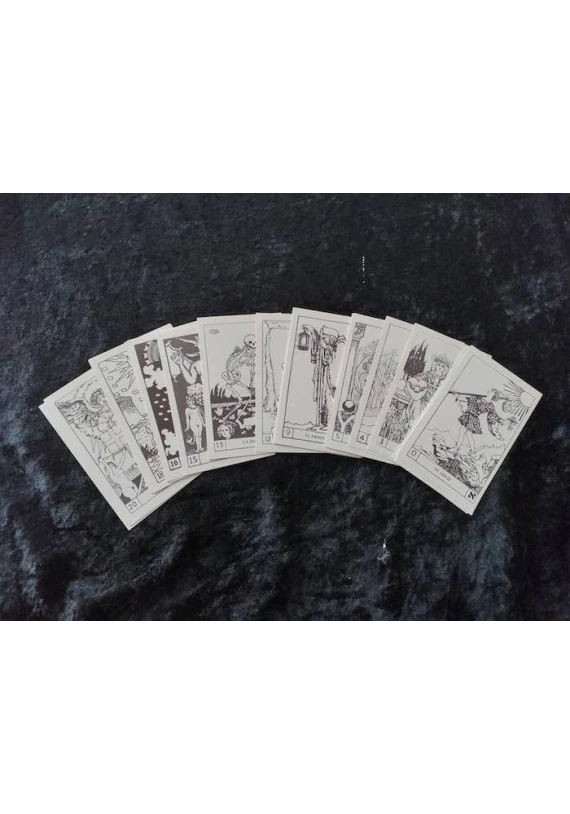 Claves de Tarot pequeñas- PARA PINTAR
