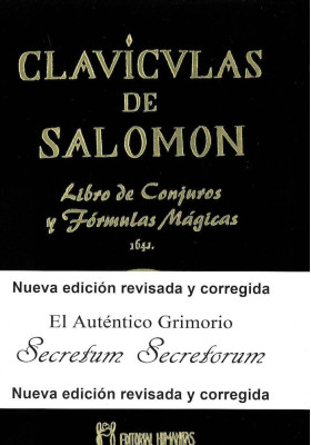 Clavículas de Salomon- Libro de Conjuros y Fórmulas Mágicas