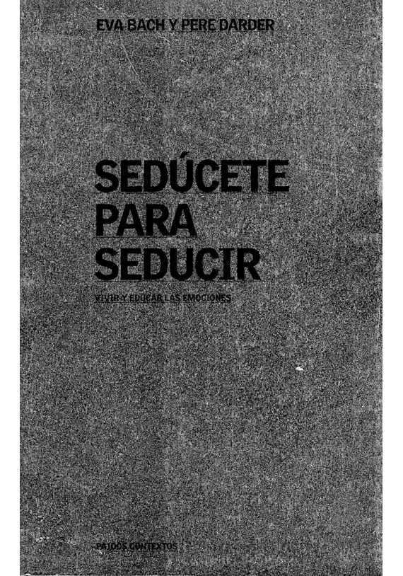 Sedúcete para seducir