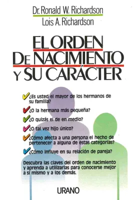 El orden del nacimiento y su carácter