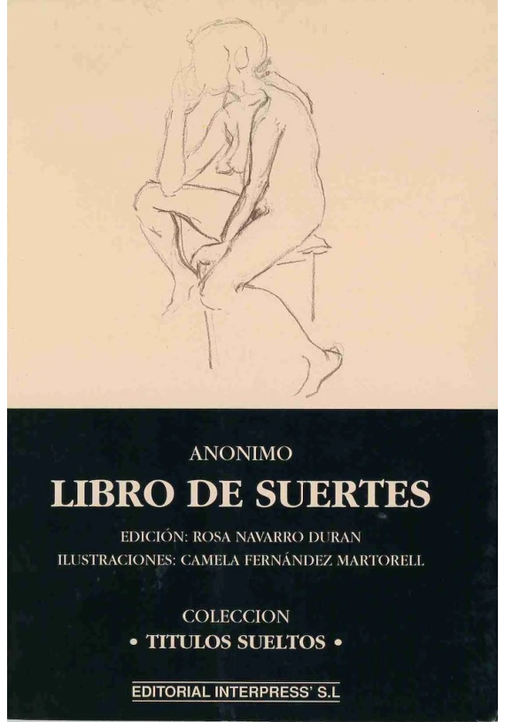 Libro. Libro de suertes. editorial Interpress
