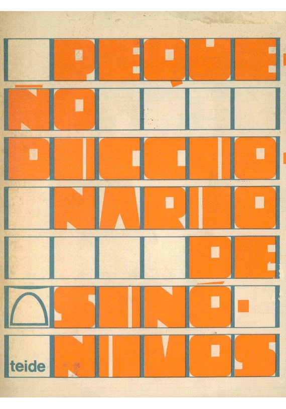 Libro.Pequeño diccionario de sinónimos, ideas afines y contrarios. Teide. VV.AA. Librería Iniciatica