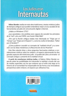 Libro. Los Judíos eran Internautas. Nilton Bonder. Escuelas de Misterios. Librería Iniciatica