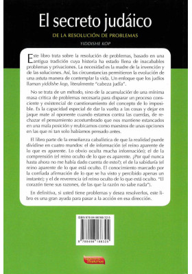 Libro: El Secreto judaico la de la resolución de problemas. Nilton Bonder. Escuelas de Misterios. Librería Iniciática